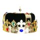 thumbnail image 2 of Sombrero de rey Bewildely Accesorios para fiestas Negro 19x10cm, 2 of 6