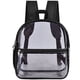 thumbnail image 2 of Mochila transparente mini aprobada para estadios, impermeable, trabajo y eventos deportivos...(negro PVC), 2 of 3