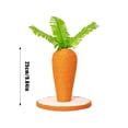 thumbnail image 3 of Durable Sisal Rope Cat Scratching Post With Carrot And Integrated Cat For Indoor Cats Sharpening, 3 of 5
