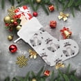 thumbnail image 6 of Coolnut 2 PSC Christmas Stockings Raccoon Cute, 17.7" Xmas Fireplace Santa Socks Christmas Tree Hanging Stockings Decoration for Christmas Holiday Xmas Gift, 6 of 6