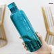 thumbnail image 5 of A Botella de agua de 500ml, botella de té transparente de alto borosilicato con impresión a escala de tiempo a prueba de fugas para oficina, 5 of 5