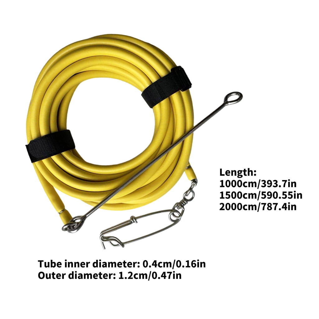 MOMOJIA 10m/15m/20m Spearfishing Float Line 4mm Internal Diameter Foam Rubber Tube For Sea Fishing Floating Fishing Line