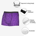 thumbnail image 6 of Junzan Glitter Purple Mens Underwear Boxer Briefs For Men’s - Medium, 6 of 9