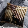 thumbnail image 2 of jejeloiu Jungle Animal Deer Fabric by the Yard 1 Yard,Vintage American Flag Home Decor Fabric by the Yard,Gold Sequin Print Sewing Fabric For Teens,Luxury Bedroom Decor, 2 of 6