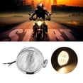 thumbnail image 3 of Faro de Motocicleta 12V 4in Retro Faro de Motocicleta Lámpara Frontal de Alto Brillo Cromado Universal ANGGREK  Otros, 3 of 8
