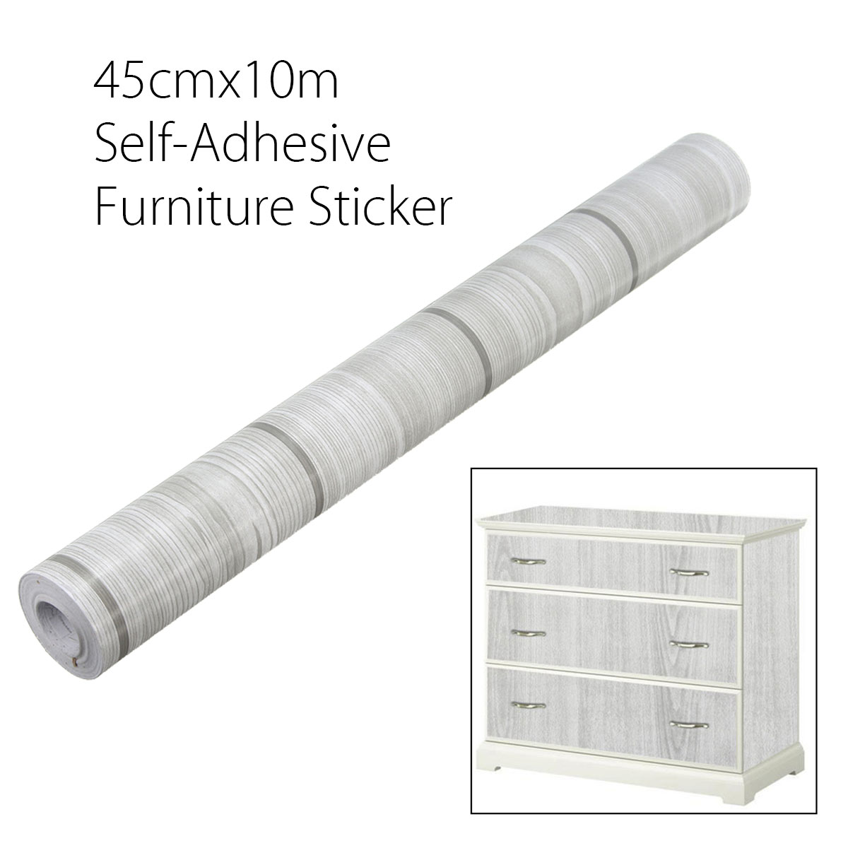 Vintage Yipranmis Ahsap Mobilya Sticker Tenstickers