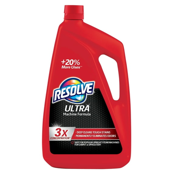 Resolve Ultra 3X Concentrated Machine Formula, 48oz, Eliminates Odors