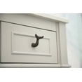 thumbnail image 4 of Zeckos Brown Cast Iron Whale Tail Drawer Pulls Cabinet Knobs Set of 12, 4 of 14