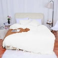 thumbnail image 4 of PiccoCasa 2Pcs Microfiber Duvet Cover Set with Pillowcase, Twin White, 4 of 7