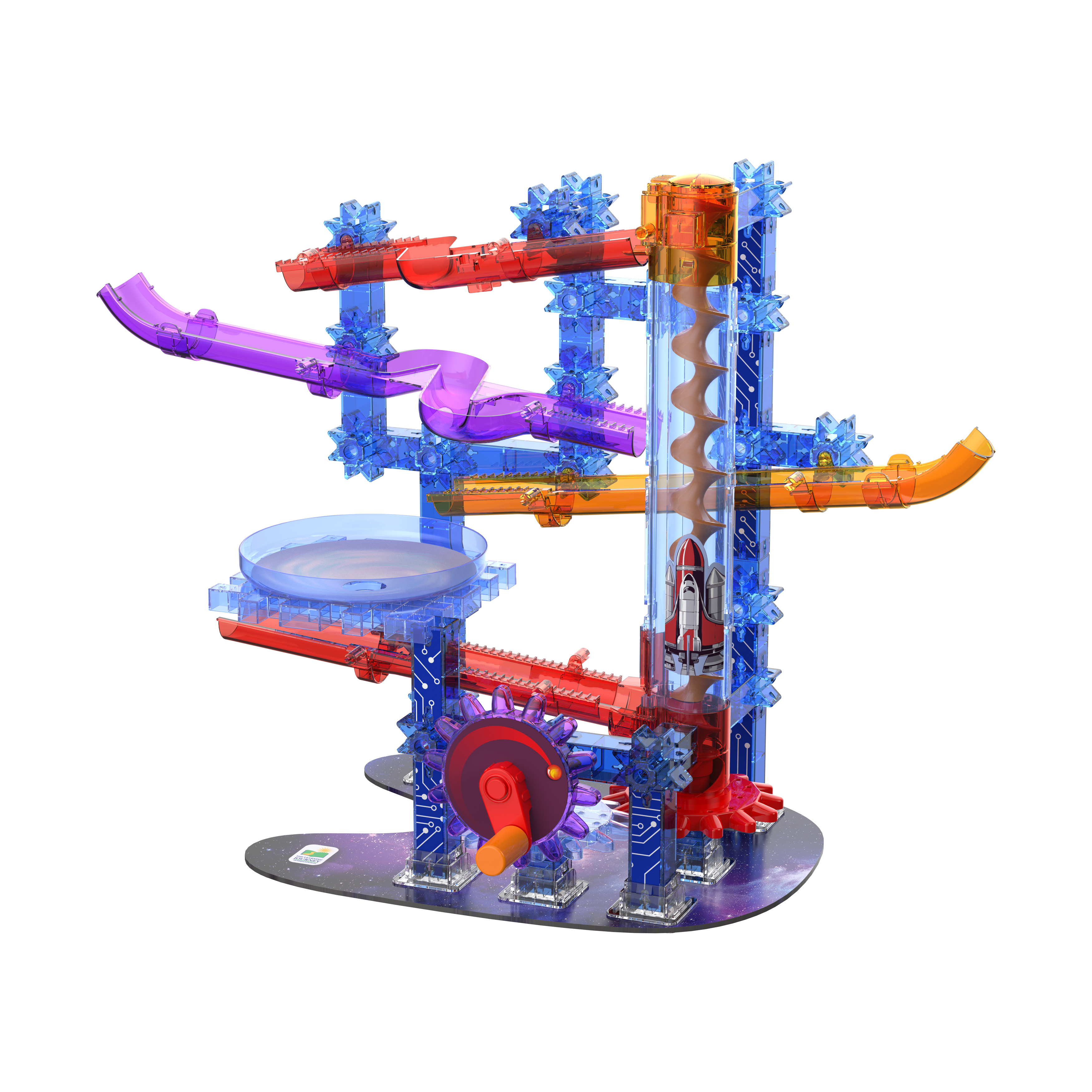 The Learning Journey Techno Gears Marble Mania - Cosmic Zoomerang: 80+ Pcs