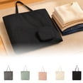 thumbnail image 5 of Foldable Duffel Bag, Large Capacity Travel Duffle Bag with Handles, Waterproof Packing Bag for Moving, Gym, and Vacation, Lightweight Overnight Bag with Shoe Compartment, 5 of 5