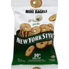 New York Style Garlic Mini Bagels, 5.5 oz, (Pack of 12)