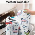 thumbnail image 5 of Colorful Cartoon Dinosaurs Balloons Pattern Bathroom Rugs Mat,Non Slip Microfiber Bathroom Rug,Rubber Backing,Soft Bathroom Mats for Bathroom Floor,Tub and Shower,17x27in(43x68cm), 5 of 5