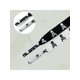 thumbnail image 3 of Black Shoe Laces With Printed White Skull Head, 3 of 5