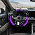 thumbnail image 6 of Universal Car Steering Wheel Cover Stretch, Soft Polyester Material, Breathable Embossed Design, Easy Installation, Compatible with Most Vehicles, 6 of 6