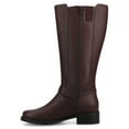 thumbnail image 3 of Journee Womens Yasmina Buckle Detail Knee High Inside Zipper Comfort Casual Boots, 3 of 9
