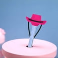 thumbnail image 2 of Lanière Chapeau de Cowboy Couvercle en Silicone avec Paille - Réutilisable pour Tasses, 2 of 6