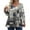#004-Dark Green, variant on TQWQT Womens Plus Size Tops 4x-5x Long Sleeve Tunics Floral Graphic T-Shirt V-Neck Tunic Fall Casual Tunic Tops Wine 5XL