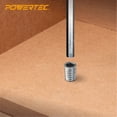 thumbnail image 4 of POWERTEC 50PK Threaded Inserts for Wood | 3/8"-16 Internal Threads, Zinc Alloy (QTI1001), 4 of 5
