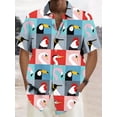 thumbnail image 3 of Camisas hawaianas para hombre con estampado 3D, estilo hawaiano, moda, botones, manga corta, solapa, ropa de calle, blusas hawaianas para hombre, verano, 3 of 4