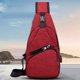 thumbnail image 4 of Puerto de carga USB Bolsas de pecho Tela Oxford Hombres Fanny Pack Bolso (Rojo), 4 of 5