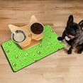 thumbnail image 3 of Cute Avocado Fruit Pet Placemat - Multi-Layer Dog Food Spill Mat with Anti-Slip Base, Green Avocado Print for Hygiene, 3 of 5