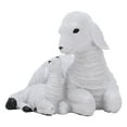 thumbnail image 2 of Sheep Figurines Rustic Style Distressed Look Resin Material Decorative White Lamb Ornament for Farm Themed Crafts, 2 of 8