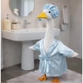 thumbnail image 5 of Porch Goose Outfits, Outdoor White Goose Statue with Costume set Garden Decor, for Holiday Porch ,Gooses Clothes Yard Accent for Home Decors Housewarming Gifts, 5 of 7