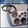 thumbnail image 2 of Unique Bargains Speaker Spacer Ring Tweeter Speaker Spacer Adaptor for Subaru for 6.5" 2Pcs, 2 of 7