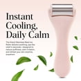 thumbnail image 3 of Pink Stainless Steel Face Ice Roller – Cooling Facial Tool for Puffiness, Redness & Headache Relief, 3 of 5
