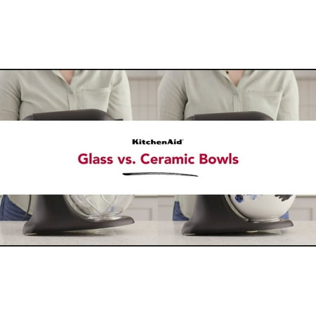 KitchenAid - 5-Qt. Ceramic Bowl for Tilt-Head Stand Mixers - Poppy