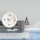 thumbnail image 2 of Reloj de pared moderno con forma de velero. Decoración para colgar en la pared. Reloj redondo, silencioso, sin tictac, con números . Figura dec, 2 of 7