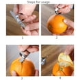 thumbnail image 7 of Teissuly Orange Peeler Citrus Peelers Stainless steel Affordable Orange Peeler Tool Easy Fruit Slicer Cutter Peeler Remover Kitchen Accessories Knife Cooking Tools Kitchen Gadget, 7 of 7