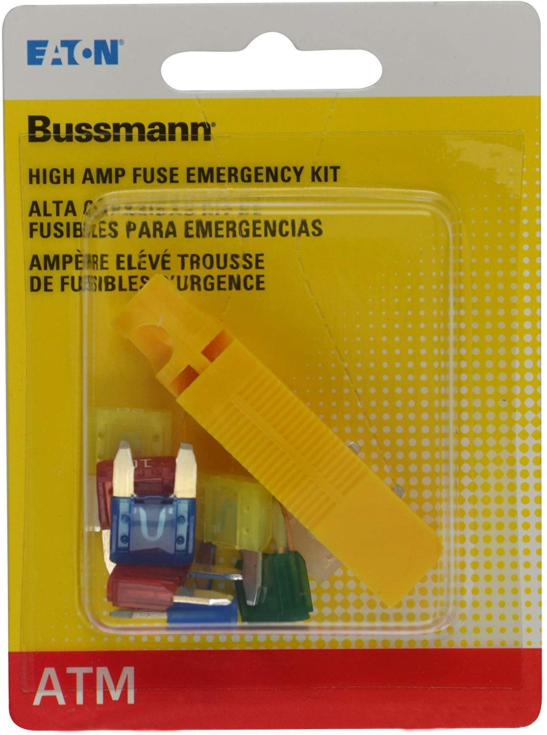 Bussmann BP/ATMAH8RPP High Ampere ATM Emergency Fuse Kit 8 Piece