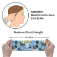 thumbnail image 7 of Wukai Pirate Marine Animals Sports sweatband,Men & Women Sweatband Headband for Running, Cross Training, Racquetball, Working Out, 7 of 7