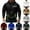 1 Black, variant on Gym Hoodie Men Fleece Quarter Zip Jumper Long Sleeve Hooded Sweatshirts with Pocket Relaxed Fit Tracksuit Tops Fashion Drawstring Activewear for Training Tall
