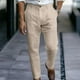 thumbnail image 1 of Pantalones largos para hombre, lisos, informales, con múltiples bolsillos y botones, para exteriores, rectos, para fitness, cargo, poliéster, 1 of 6