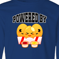 thumbnail image 4 of Inktastic Powered by Chicken Nuggets Long Sleeve Youth T-Shirt, 4 of 5