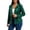 Green, variant on Sparkling Carnival Hooded Coat – Women's Plus Size Sequin Jacket with Detachable Trim, Lightweight Open Front Long Sleeve Sparkly Cardigan Outerwear