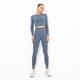 thumbnail image 1 of Ropa de Yoga para mujer, conjunto deportivo para gimnasio, ropa de entrenamiento, manga larga, Fitness, Top corto, cinturo , energía, mallas sin Yinane  Yoga Sport Suit Mujeres, 1 of 7