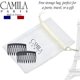 thumbnail image 5 of Camila Paris Cp2948 Peine lateral para el cabello francés Peines pequeños redondeados negros con torcedura francesa Pinzas para el cabello decorativas de sujeción fuerte para mujeres Moño moño Up-Do S, 5 of 5