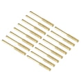 thumbnail image 1 of Uxcell 5/32 Inch Diamond Chainsaw Sharpener Titanium Plating Sharpening Stone Grinding File Tool, Golden 16 Pack, 1 of 5