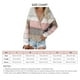 thumbnail image 5 of Suéter casual con cuello en V para mujer, suéter con cuello en V y bloques de color con cuello en V para mujer Suéter con bloques de color a rayas Rendimiento lleno de energía, 5 of 5