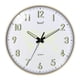 thumbnail image 2 of Reloj de pared luminoso de 30 cm (12 pulgadas), silencioso, redondo, con luz nocturna para dormitorio y jardín. Mapa blanco, 2 of 9