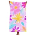 thumbnail image 2 of Camisones sin mangas con estampado de verano para mujer, batas de baño, toallas de playa, batas de poliéster, 2 of 4