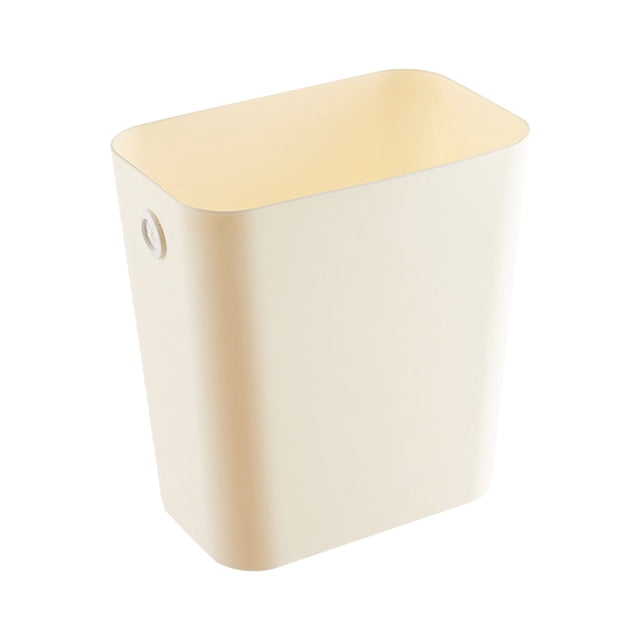 Chmadoxn Garbage Can, Trash Can Rectangular Open Top Waste Bin Suitable For Home Bathroom Kitchen Bedroom Office Waste Bin Modern Plastic Waste Bin rubbish bin