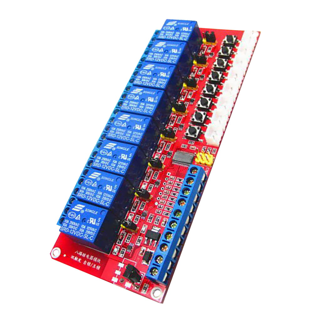 MagiDeal 8 Channel Relay Module Board for Arduino Electronic 3/5/12/24V 