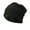 Black, variant on Womens And Mens Warm Thick Knit Sweater Hat Plus Fleece Warm Hat