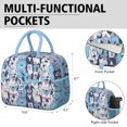 thumbnail image 6 of Reusable Dog Lnsulated Lunch Bag for Women & Men-Leakproof Water-Resistant Cooler Tote,Large Capacity(10.6x8.7x6.3in)for Work,Office,Travel,Picnic,Beach., 6 of 7