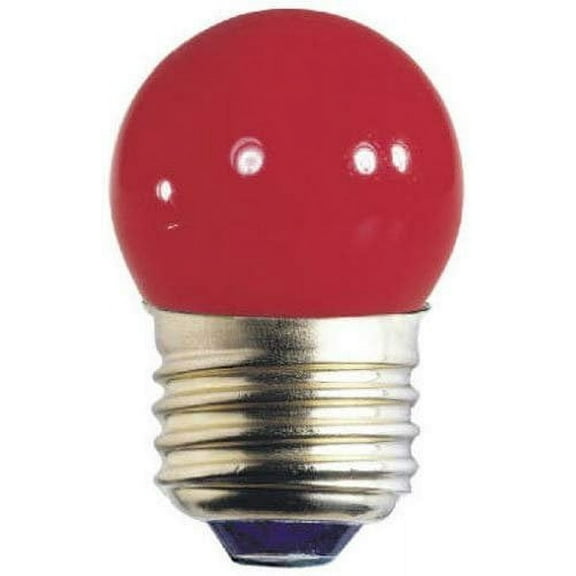 Westinghouse Lighting Indicator Bulb S11 Incandescent - 7.5 W, Medium Base, Red, 120V